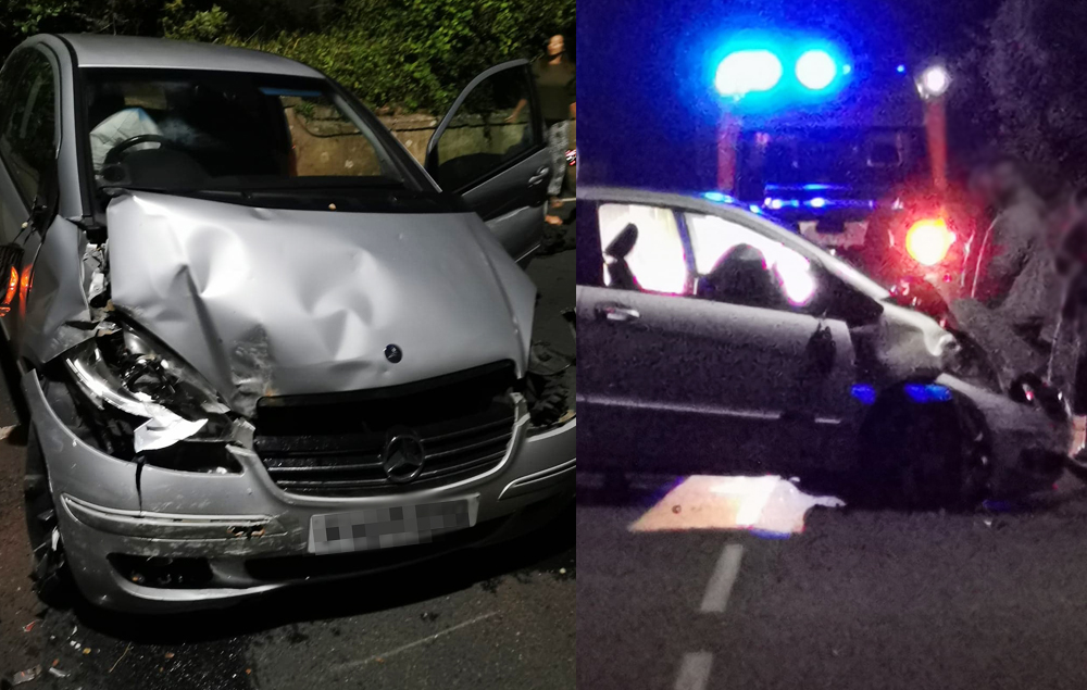 MAN TAKEN TO HOSPITAL FOLLOWING EARLY HOURS CRASH IN SHIDE