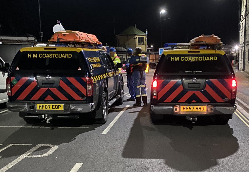 COASTGUARDS RACE TO REPORTS OF PERSON CRYING FOR HELP