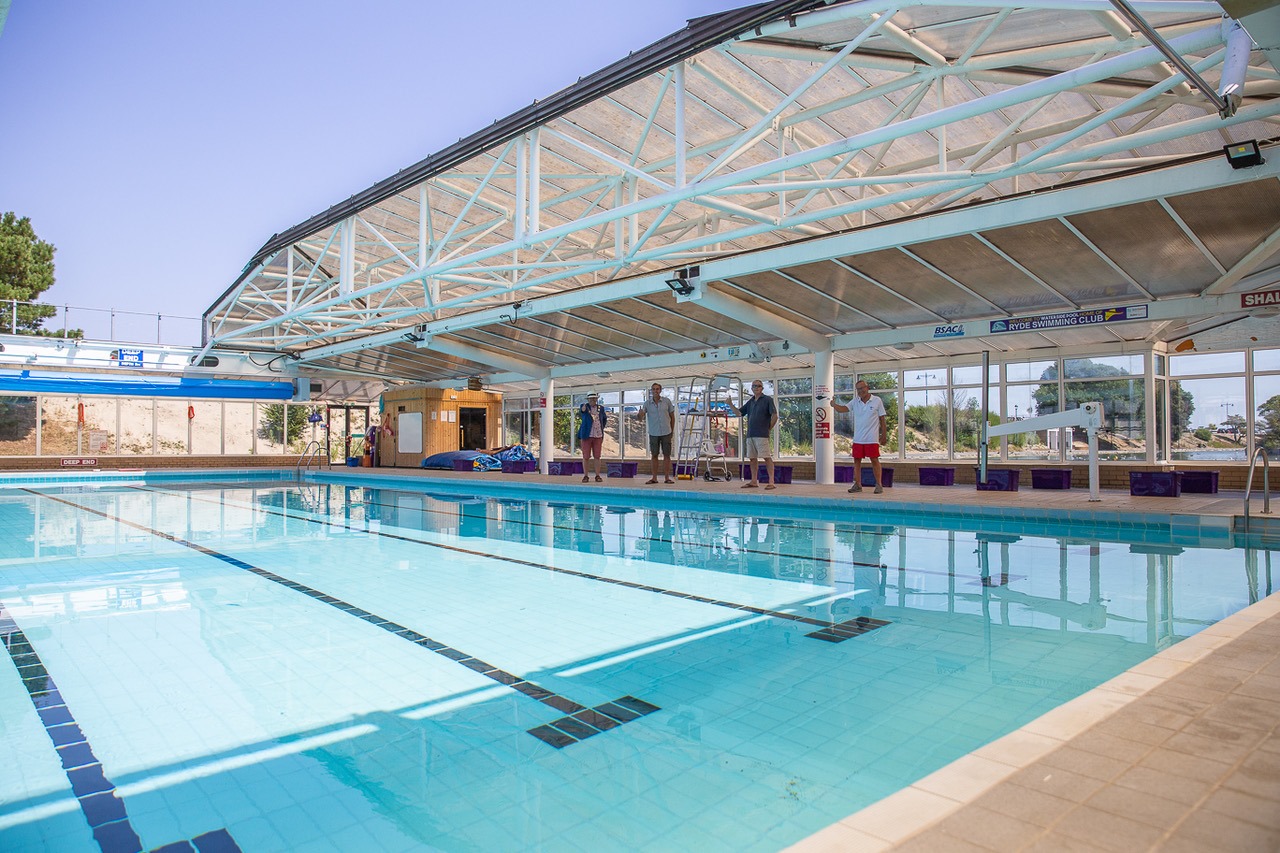 WATERSIDE POOL BACK OPEN FOR BUSINESS FOR THE FIRST TIME SINCE MARCH