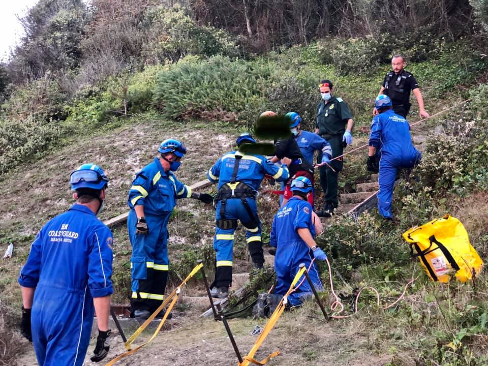 MULTI-AGENCY RESPONSE TO UNRESPONSIVE YOUNG MALE AT TOTLAND BAY