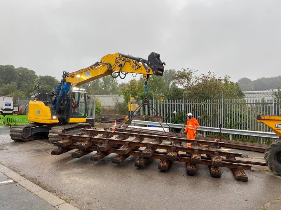 WORK BEGINS ON IMPROVING RAILWAY TRACK AHEAD OF NEW TRAINS ARRIVING