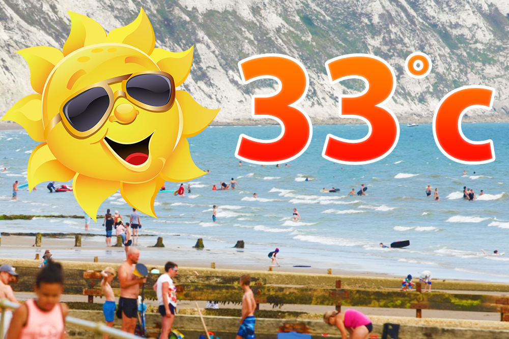 33C EXPECTED BY SATURDAY WITH HEATWAVE SET TO LAST UNTIL NEXT THURSDAY