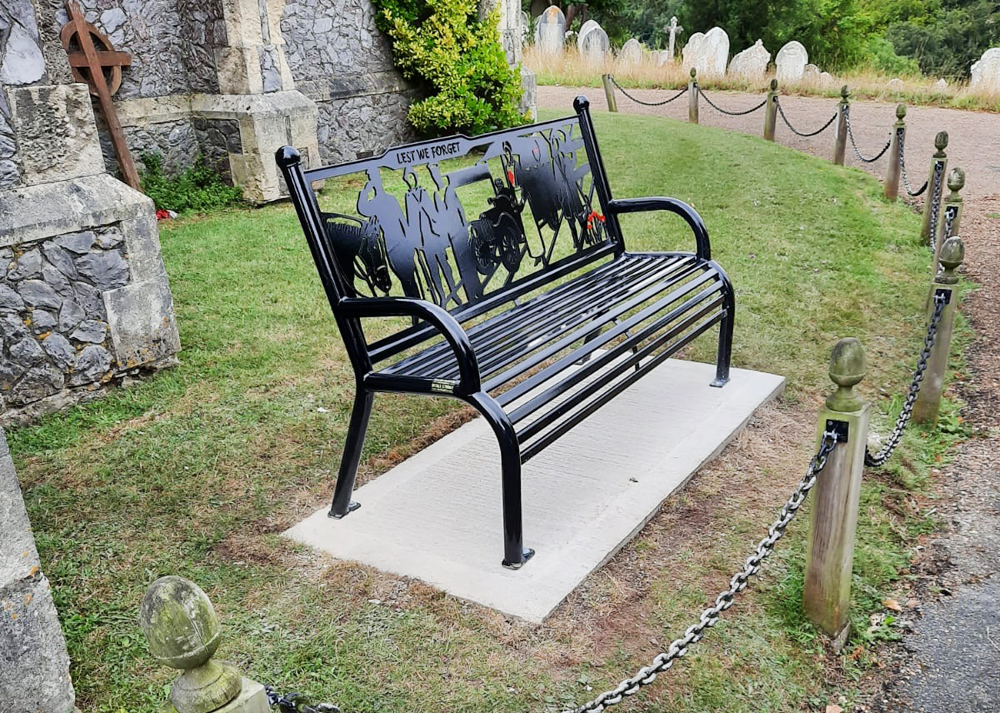 NEW BENCHES INSTALLED IN AND AROUND NEWPORT INCLUDING WWII MEMORIAL
