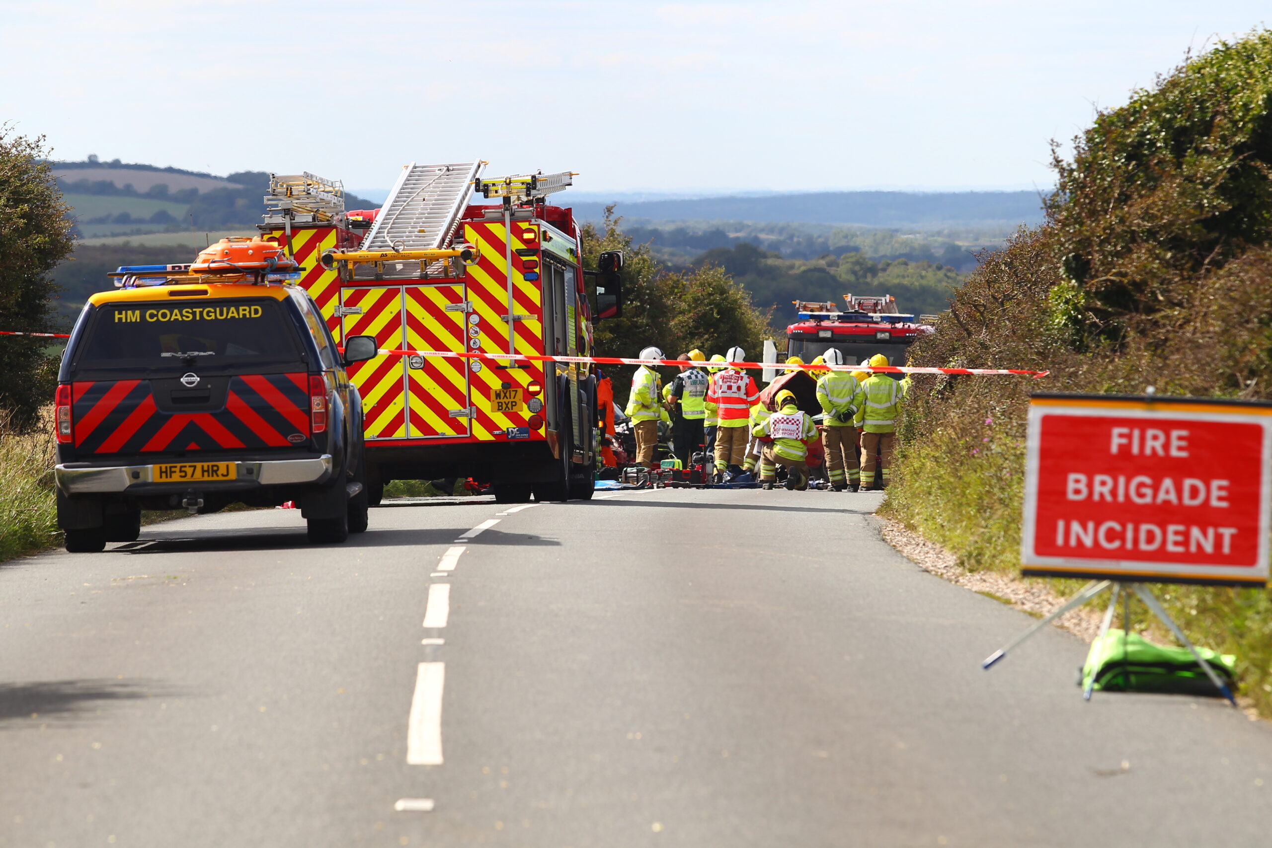 UPDATED: SERIOUS HEAD-ON CRASH CLOSES THE DOWNS ROAD