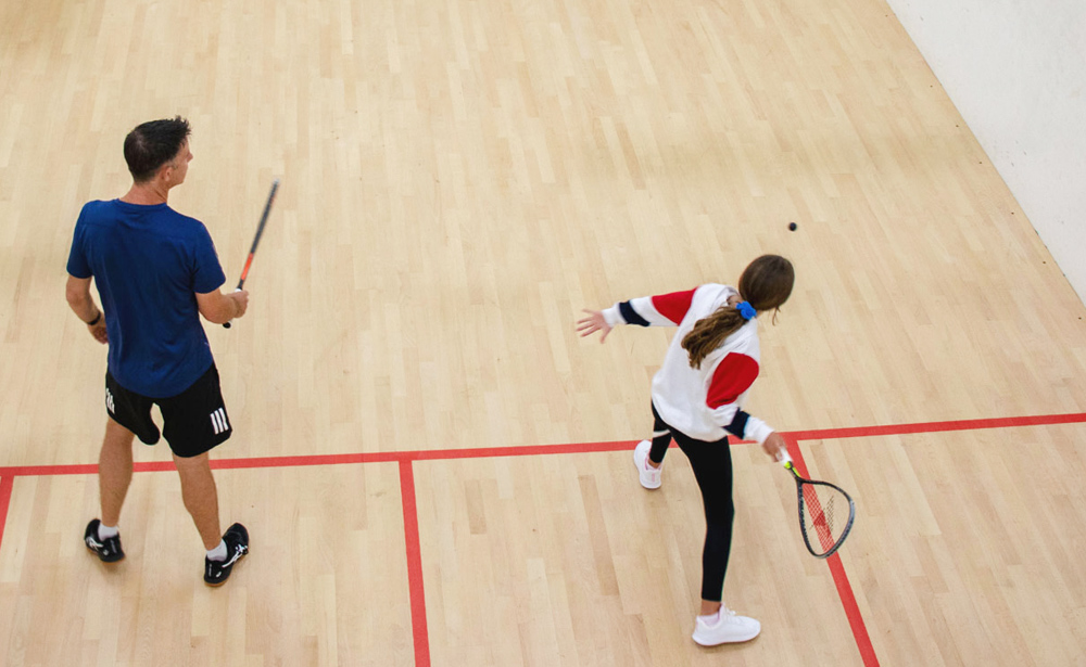 RACKETS AT THE READY AS SQUASH RETURNS TO 1LEISURE