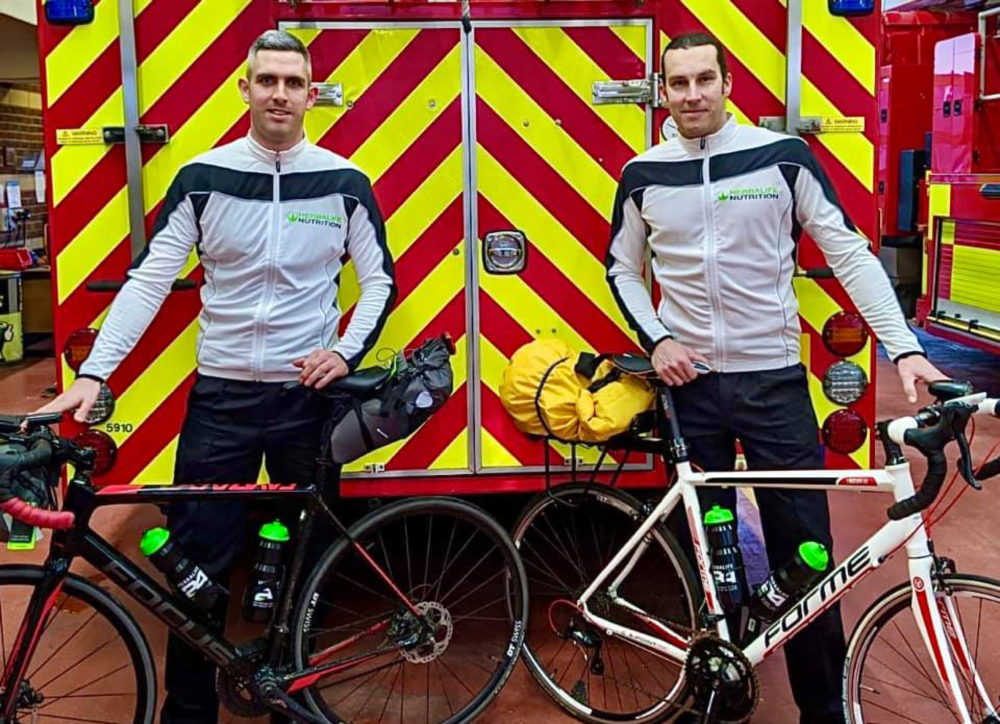 FIREFIGHTING DUO TO TAKE ON 400-MILE CYCLE CHALLENGE