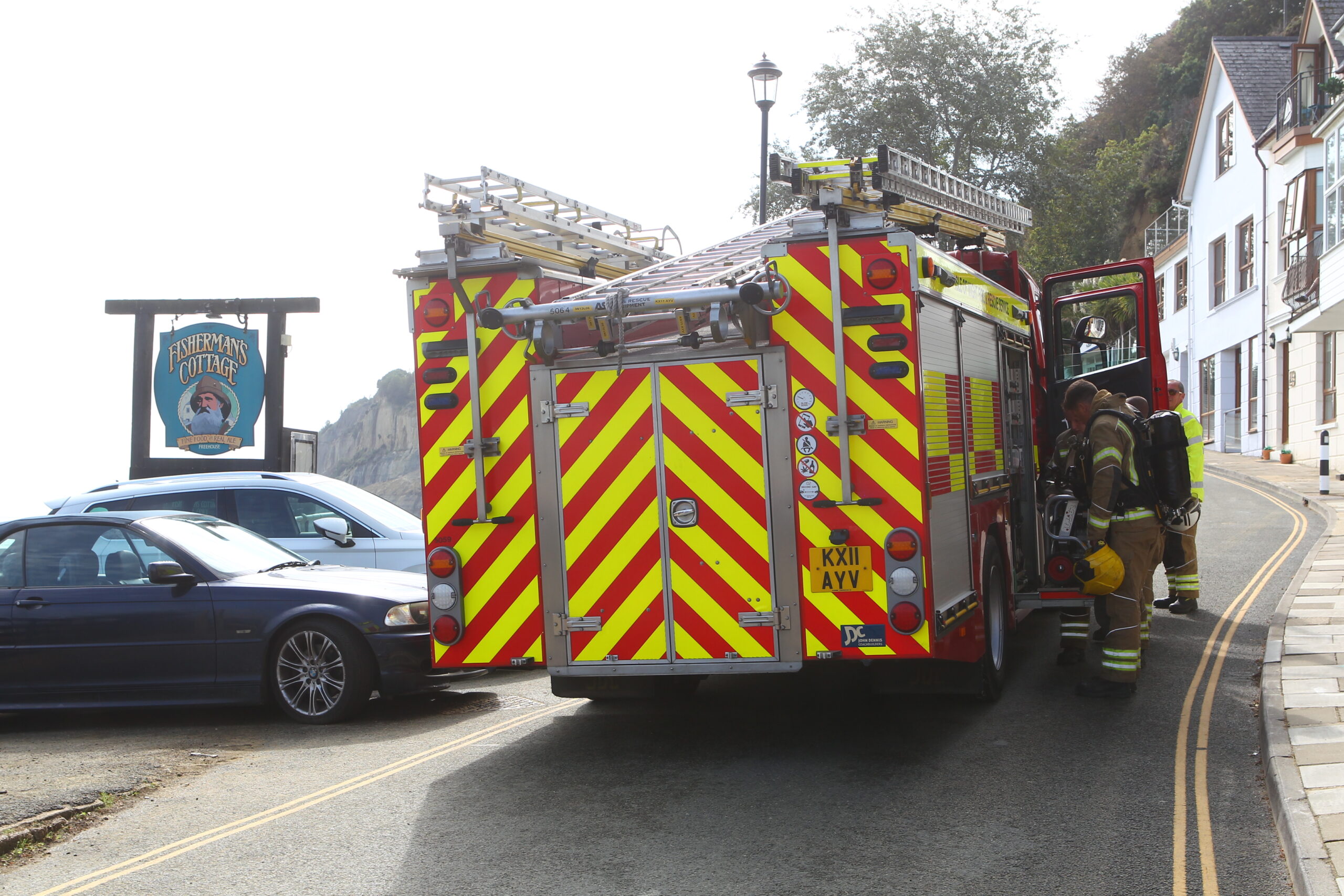 TUMBLE DRYER FIRE AT SHANKLIN’S THE FISHERMAN’S COTTAGE