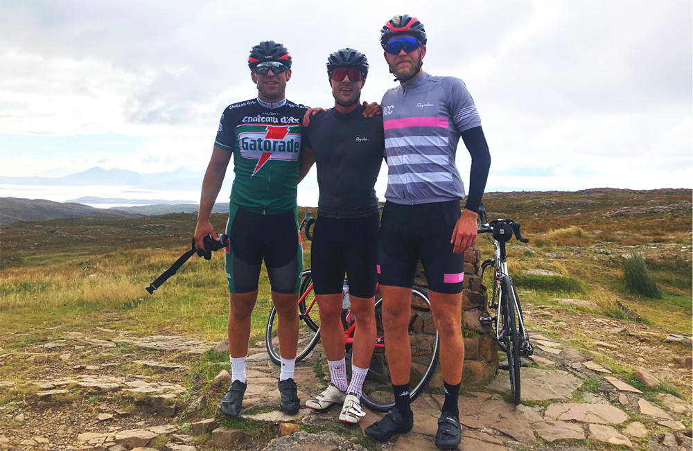 ISLAND CYCLISTS GO THE DISTANCE FOR MOUNTBATTEN IN SCOTLAND