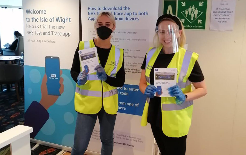 ISLE OF WIGHT TOURISTS ONCE AGAIN GIVEN ACCESS TO TEST AND TRACE APP