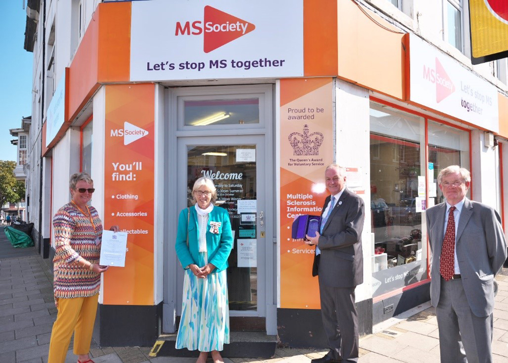 QUEEN AWARDS THE ISLE OF WIGHT MS SOCIETY FOR THEIR AMAZING WORK