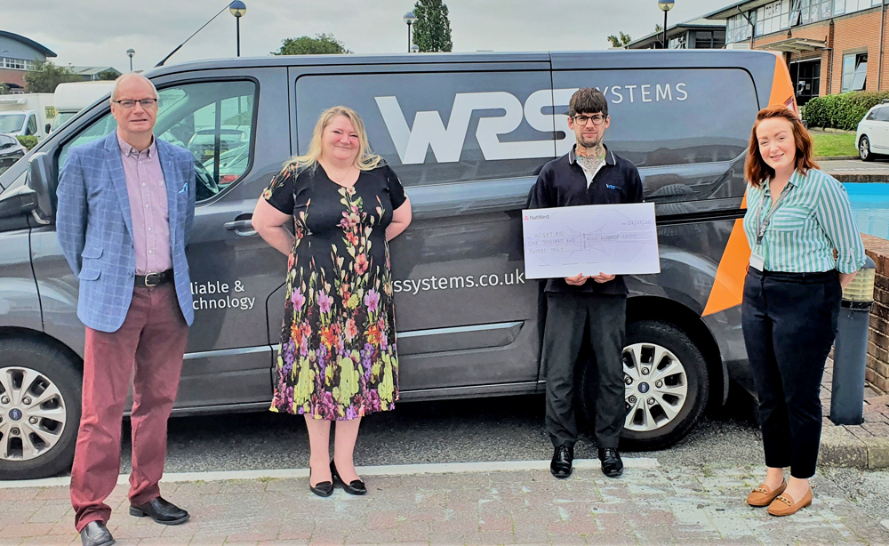 WRS SYSTEMS RAISED £1,500 FOR WIGHTAID WITH GROUP CYCLE EVENT