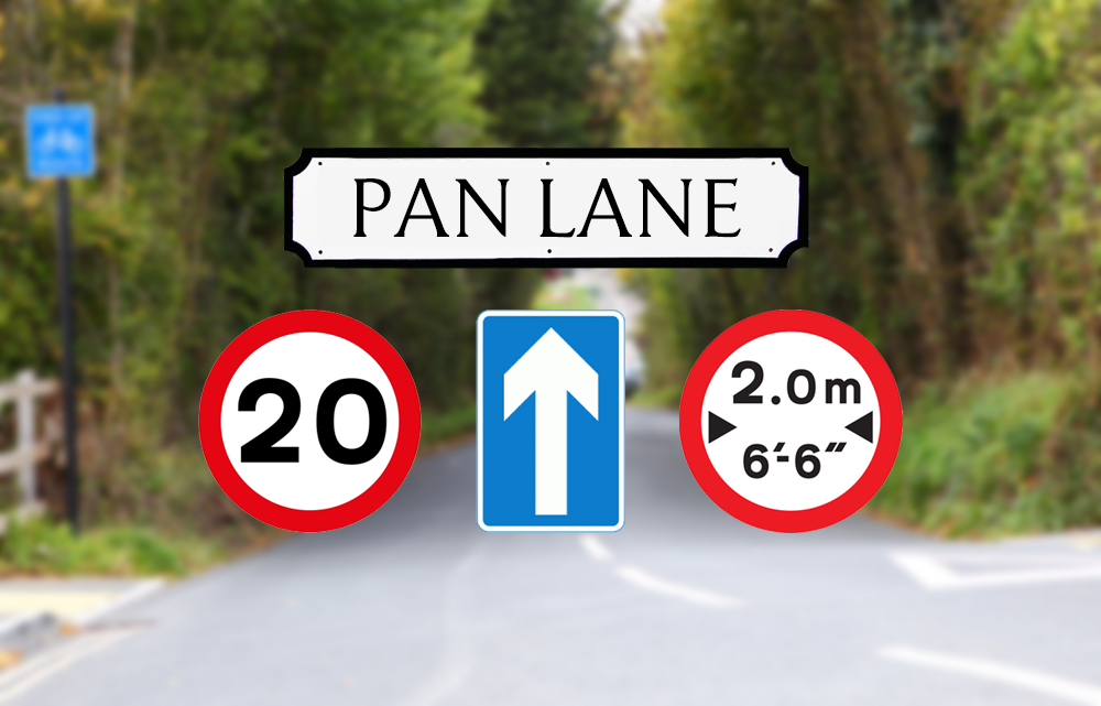 PAN LANE IN NEWPORT RE-OPENS ONE-WAY
