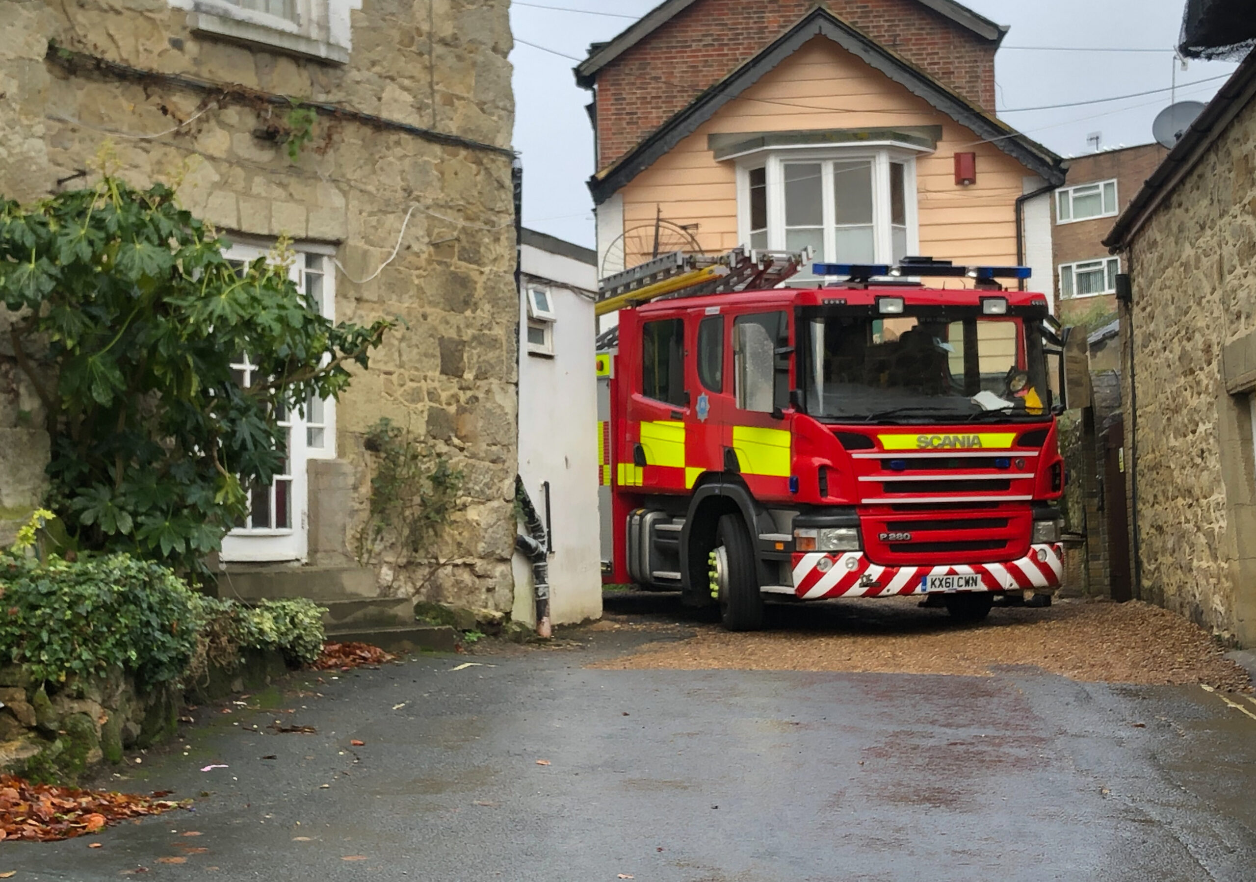 FIRE CREWS CALLED BACK TO HOLLIERS HOTEL IN SHANKLIN