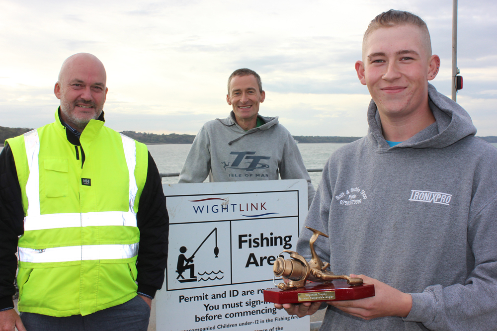 RYDE TEENAGER NAMED WIGHTLINK’S MOST RESPONSIBLE ANGLER