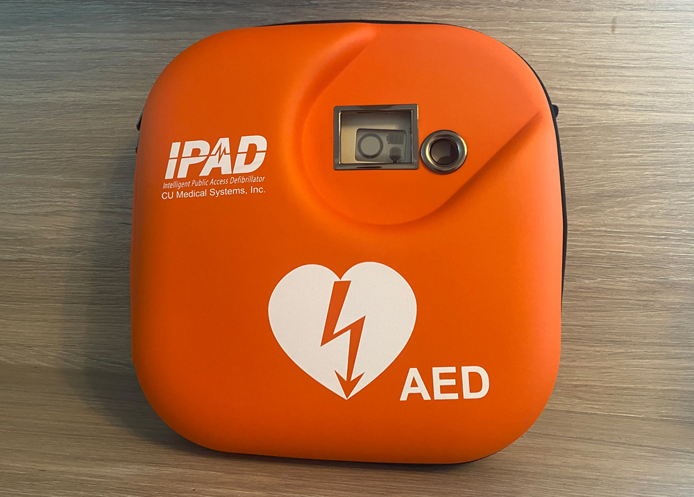 SUICIDE PREVENTATION CHARITY NOW CARRYING A LIFE-SAVING DEFIBRILLATOR