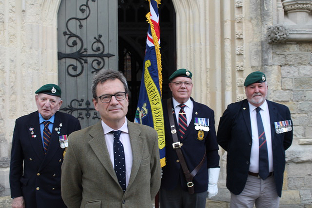 MP APPLAUDS ROYAL MARINES ON CHARITY EFFORT