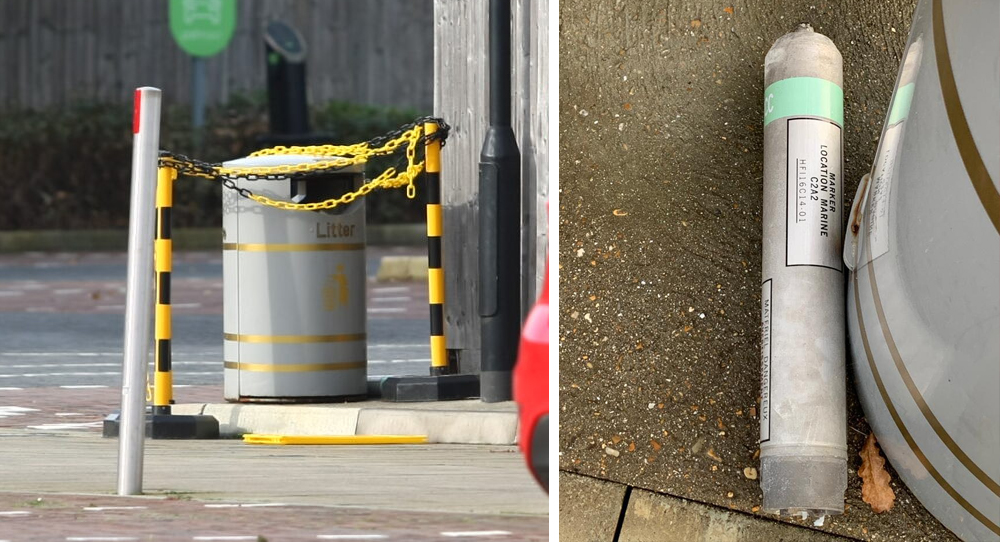 FRESHWATER CO-OP CORDONED OFF DUE TO EXPLOSIVE DISCOVERY