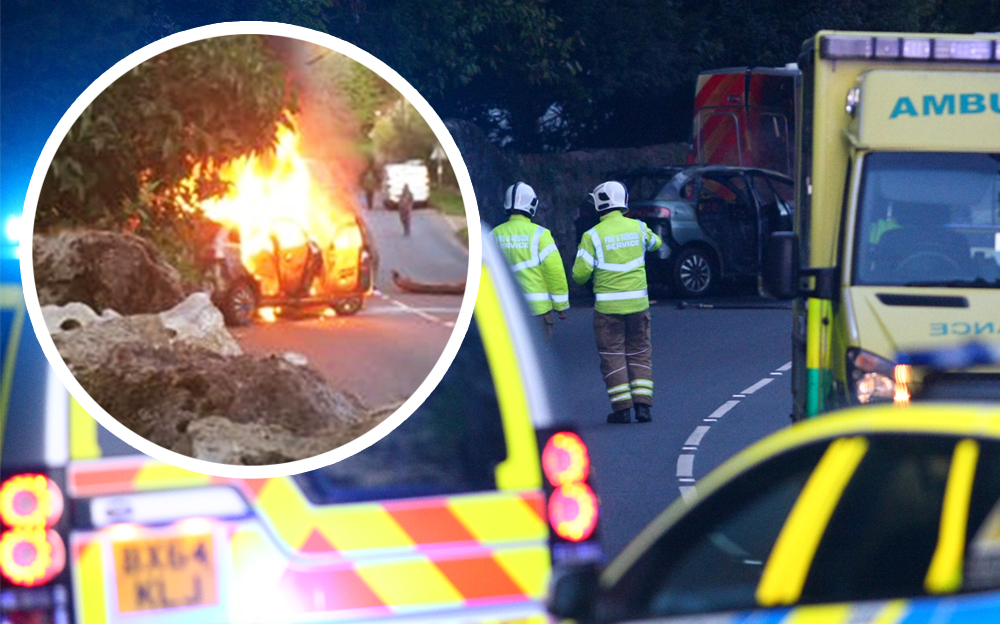 MAN WHO STOLE CAR GIVEN SUSPENDED SENTENCE AFTER FIREBALL CRASH AT SANDFORD
