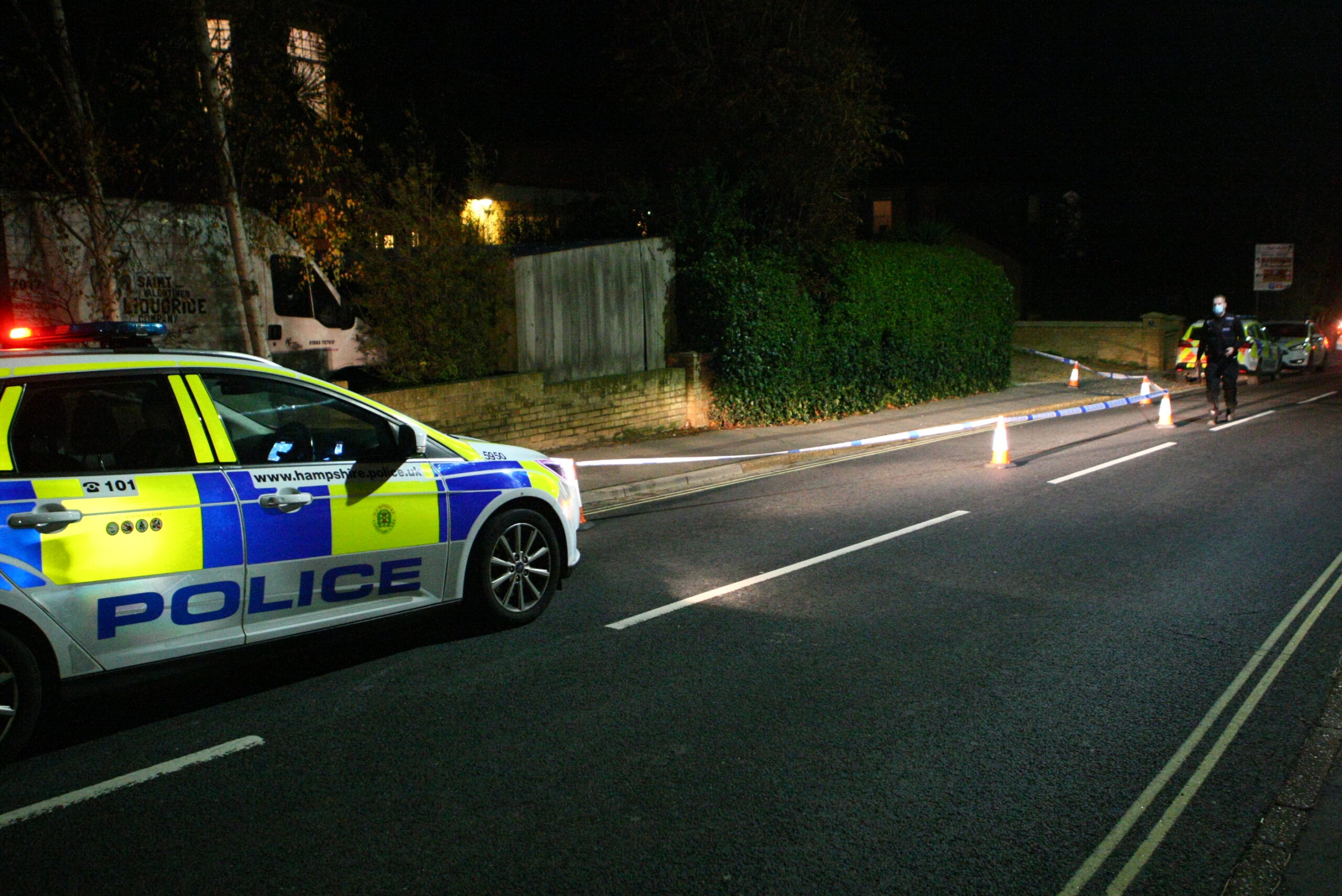 PART OF SHANKLIN ROAD CORDONED OFF FOLLOWING ASSAULT