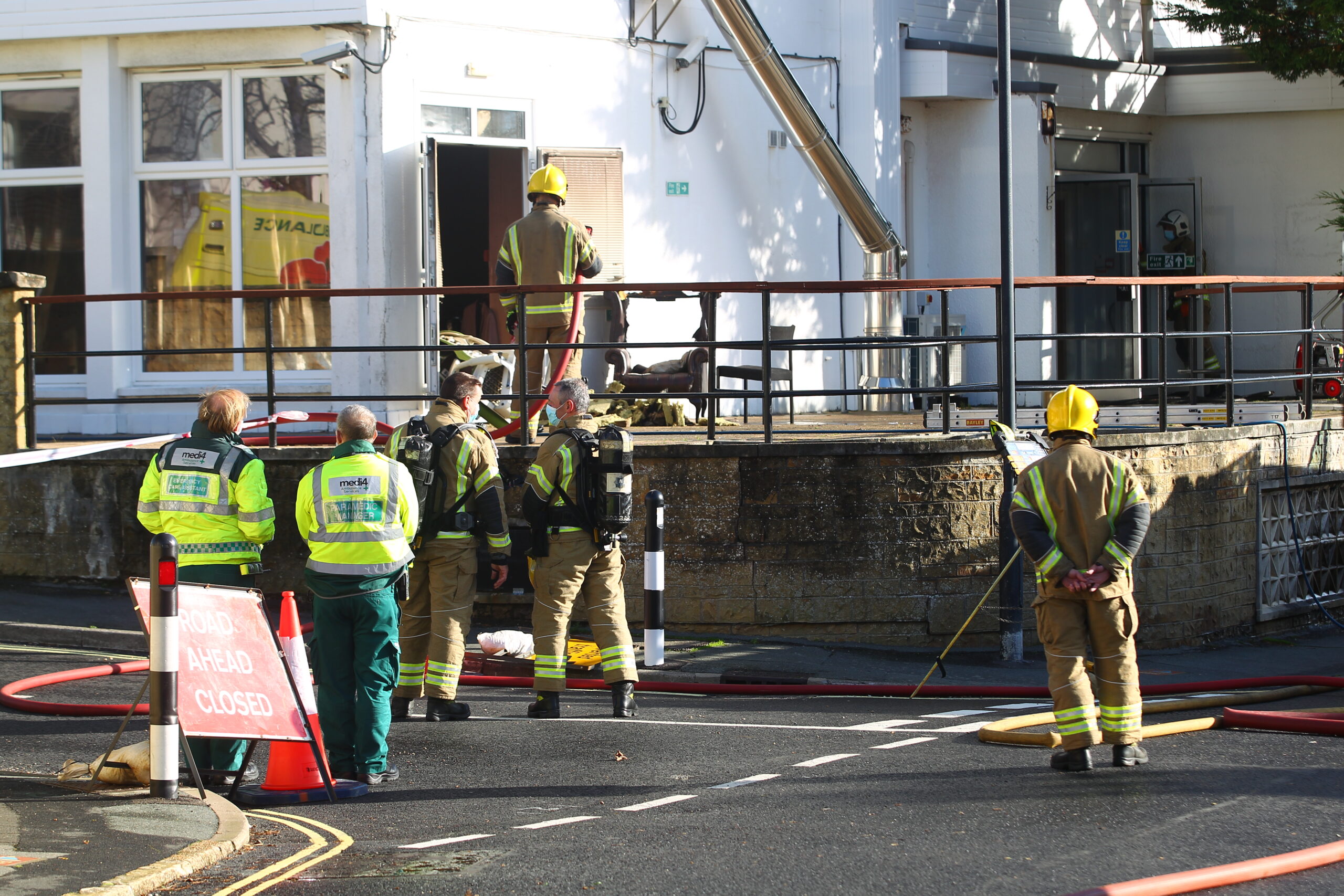 FIRE BREAKS OUT AT SHANKLIN’S OCEAN VIEW HOTEL
