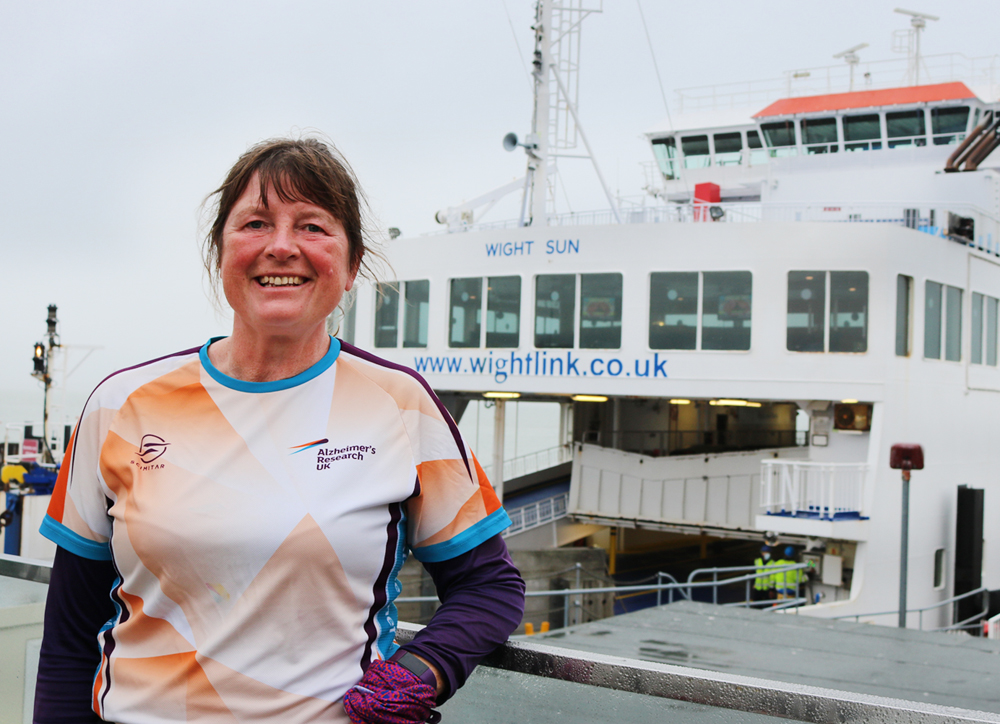 KAREN’S ROUND THE UK AND IRELAND TREK REACHES THE ISLE OF WIGHT