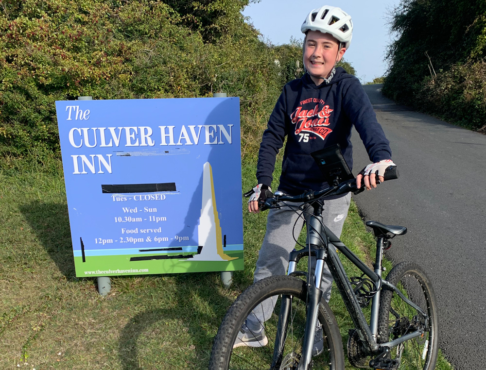 BEAU RAISES ALMOST £1,000 FOR THE LOCAL FOODBANK WITH 100-MILE CYCLE CHALLENGE