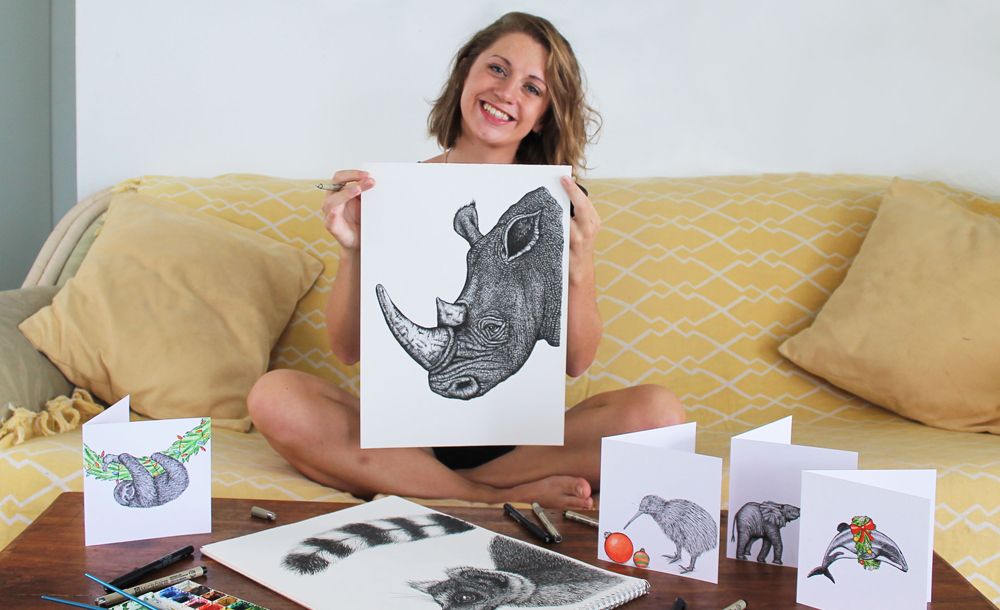 ISLAND WILDLIFE ARTIST LAUNCHES ADVENT SERIES FOR CONSERVATION