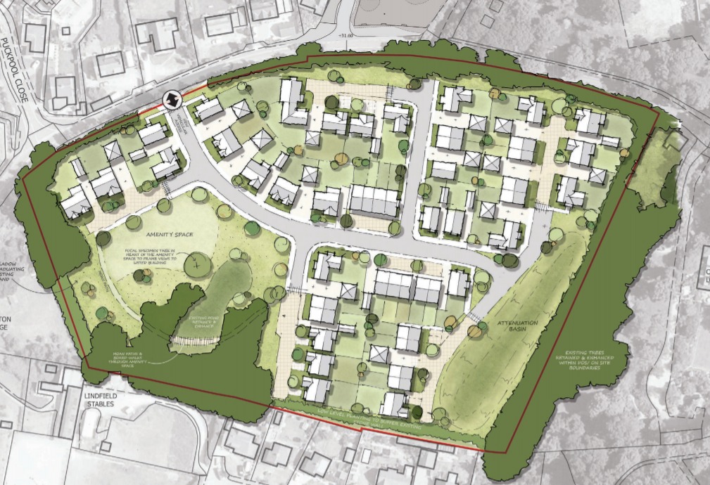 PLANNING PUT FORWARD TO BUILD HOUSES ON PUCKPOOL HILL