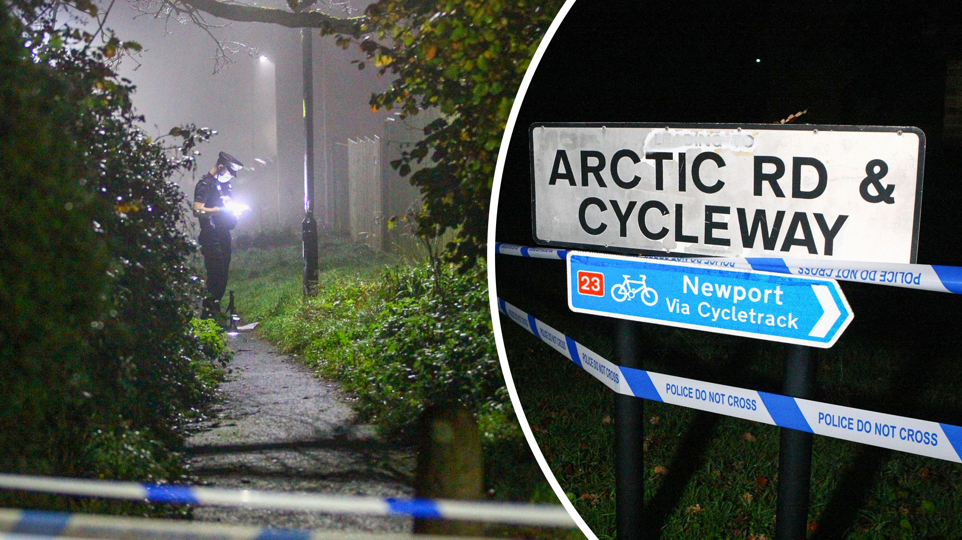 POLICE ERECT CORDON FOLLOWING SERIOUS INCIDENT IN COWES