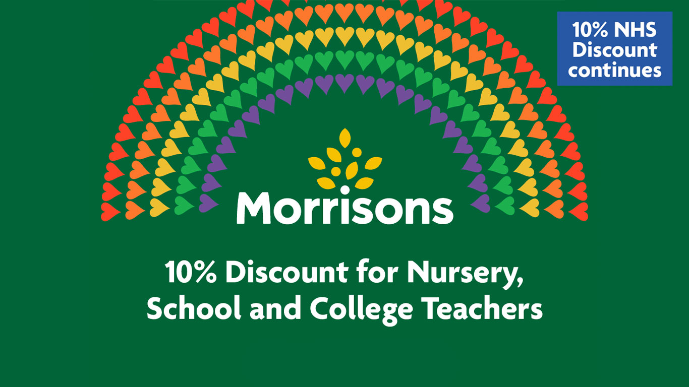 CALLING ALL TEACHERS & STAFF: 10% DISCOUNT ON SHOPPING AT MORRISONS