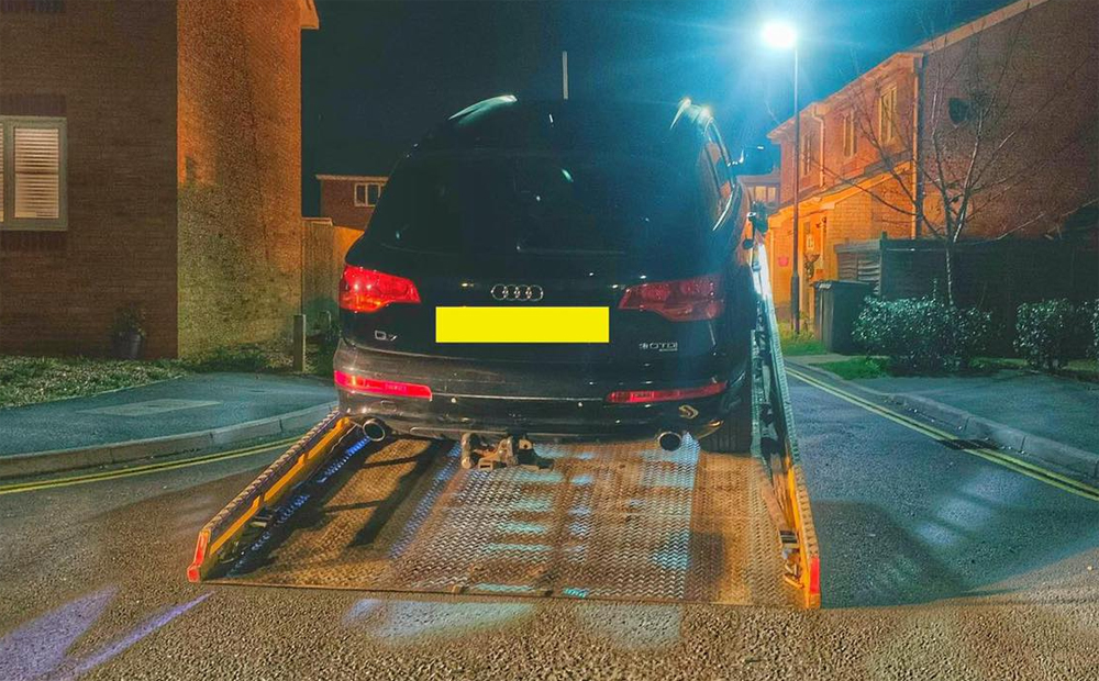 LUXURY 4X4 DRIVEN BY MAN WITH NO LICENCE SEIZED IN NEWPORT