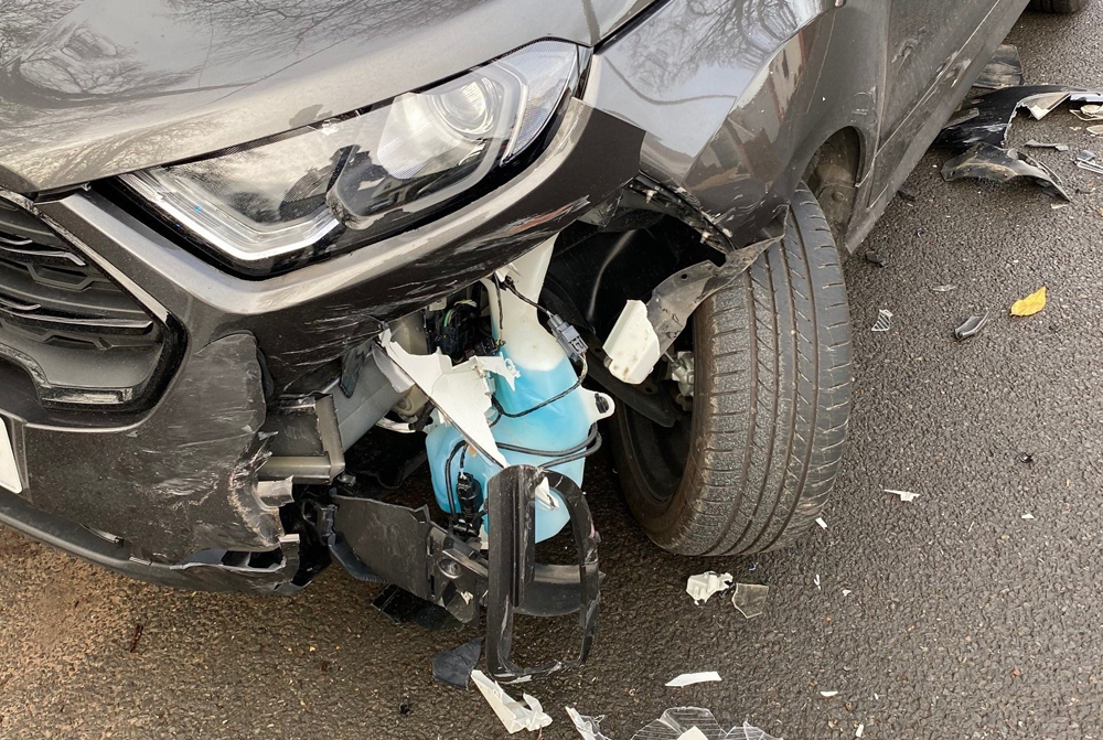 DRIVER INVOLVED IN CRASH SURRENDERS LICENCE AFTER FAILING EYESIGHT TEST