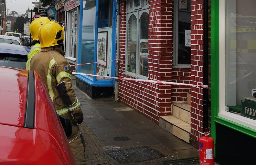 FIREFIGHTERS CALLED AS CHRISTMAS SPARKS FLY IN NEWPORT TOWN CENTRE