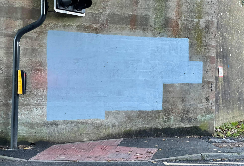 GRAFITTI COVER UP ‘JUST AS BAD’ SAY SANDOWN RESIDENTS