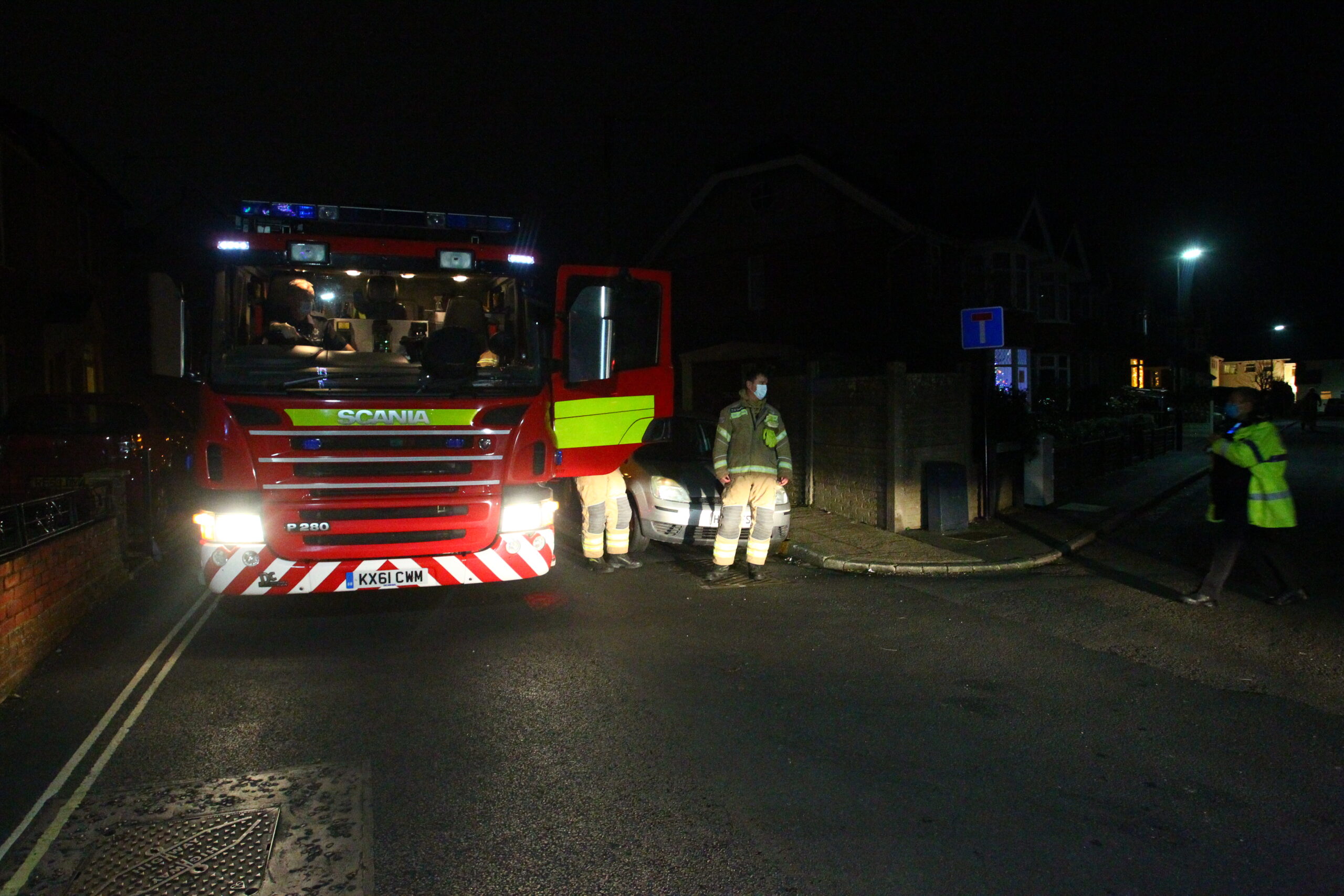 FIRE CREWS RUSH TO RESIDENTIAL CHIP PAN FIRE IN NEWPORT