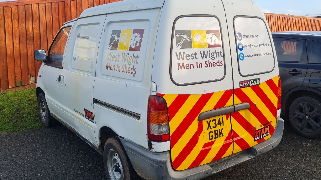 WEST WIGHT MEN IN SHEDS LAUNCH FUNDRAISING APPEAL FOR REPLACEMENT VAN