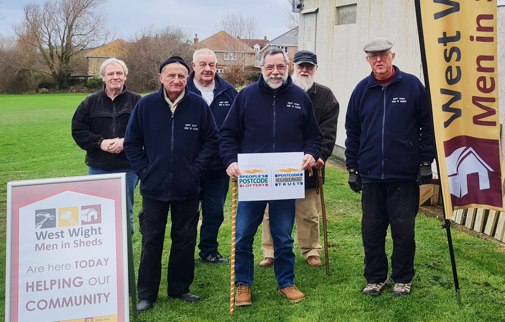 FUNDING BOOST FOR WEST WIGHT MEN IN SHEDS