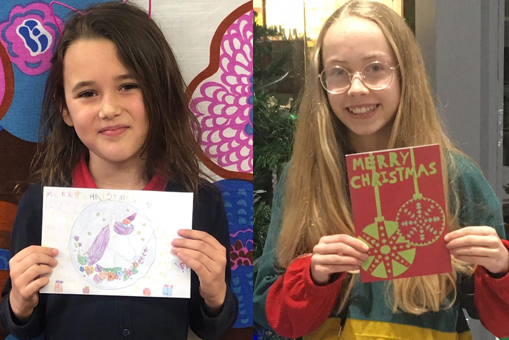 MAYOR OF RYDE SENDS 200 CHRISTMAS CARDS DESIGNED BY YOUNG PEOPLE