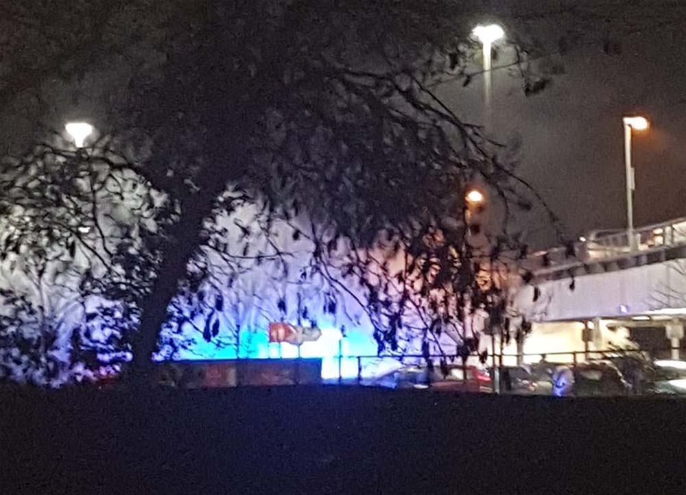 VEHICLE FIRE BREAKS OUT AT SAINSBURY’S IN NEWPORT
