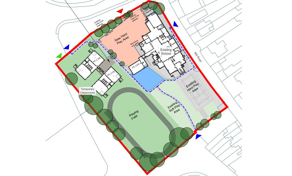 TEMPORARY CLASSROOM PLAN FOR YARMOUTH PRIMARY SCHOOL
