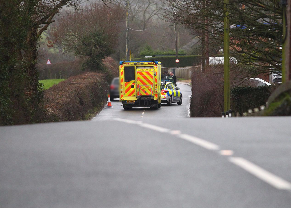 MAN IN HIS 50S DIES FOLLOWING ROAD TRAFFIC INCIDENT AT ASHEY