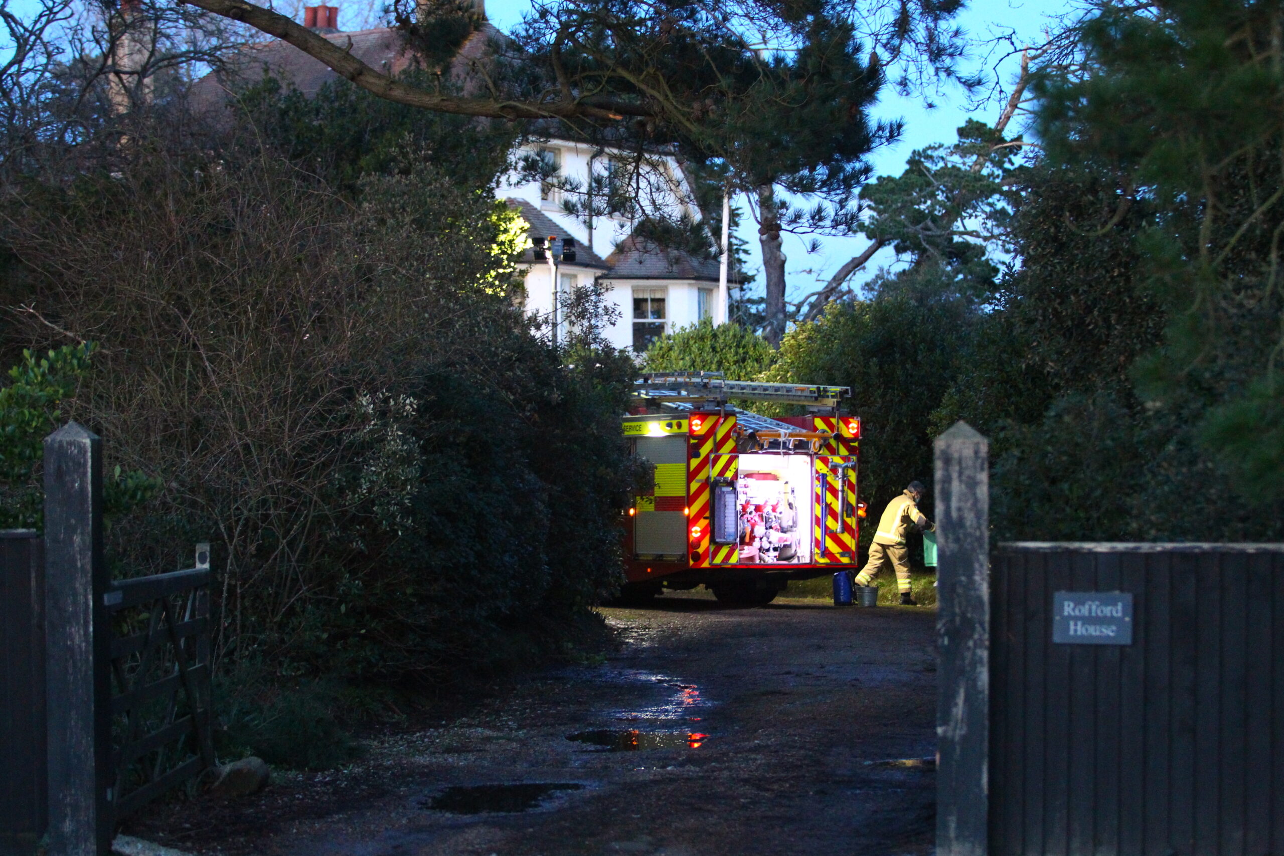 CHIMNEY FIRE ON THE OUTSKIRTS OF YARMOUTH