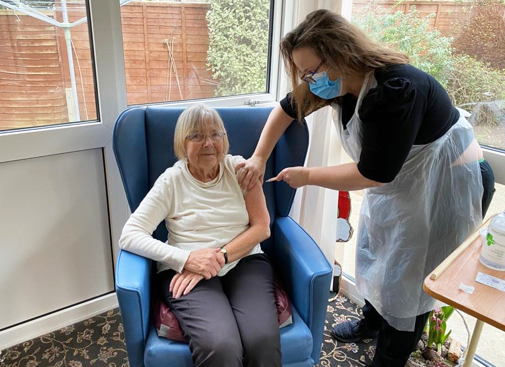 ISLAND’S VERY OWN DOT COTTON ONE OF THE FIRST TO RECEIVE OXFORD ASTRAZENECA VACCINE
