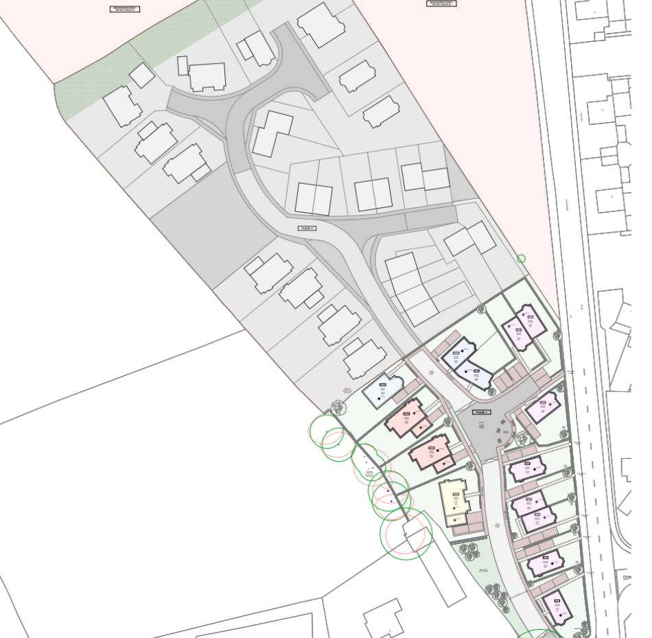 APPLICATION SUBMITTED FOR FIRST 14 OF 41 HOMES PLANNED FOR PLACE ROAD