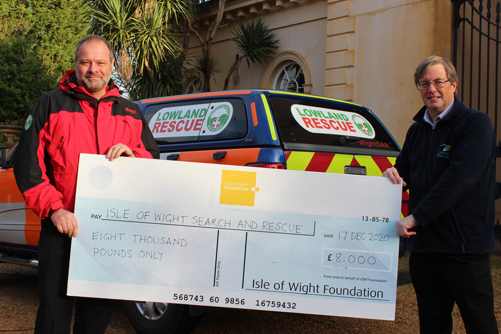 NEW YEAR IW FOUNDATION CASH BOOST FOR LOCAL CHARITIES