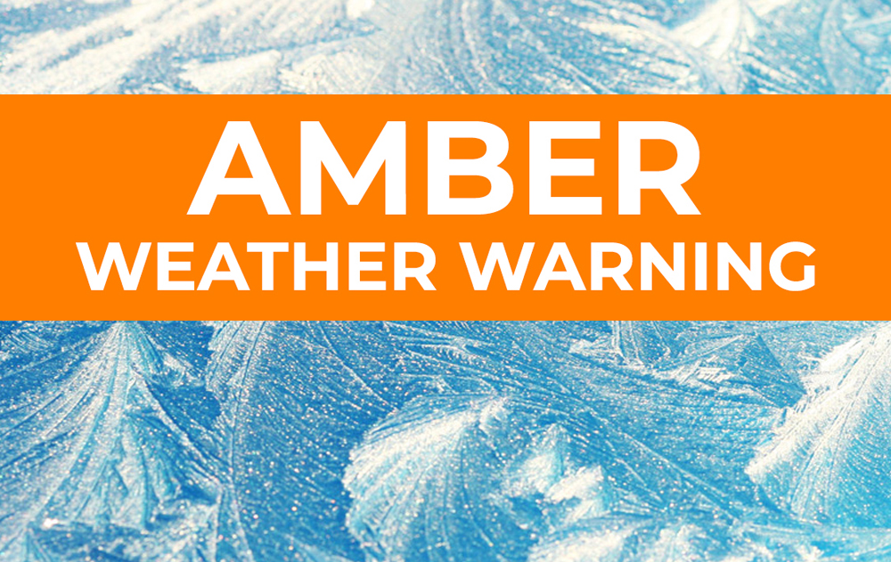 AMBER WARNING FOR ICE ISSUED AS SLUSH FREEZES ON THE ISLAND’S ROADS