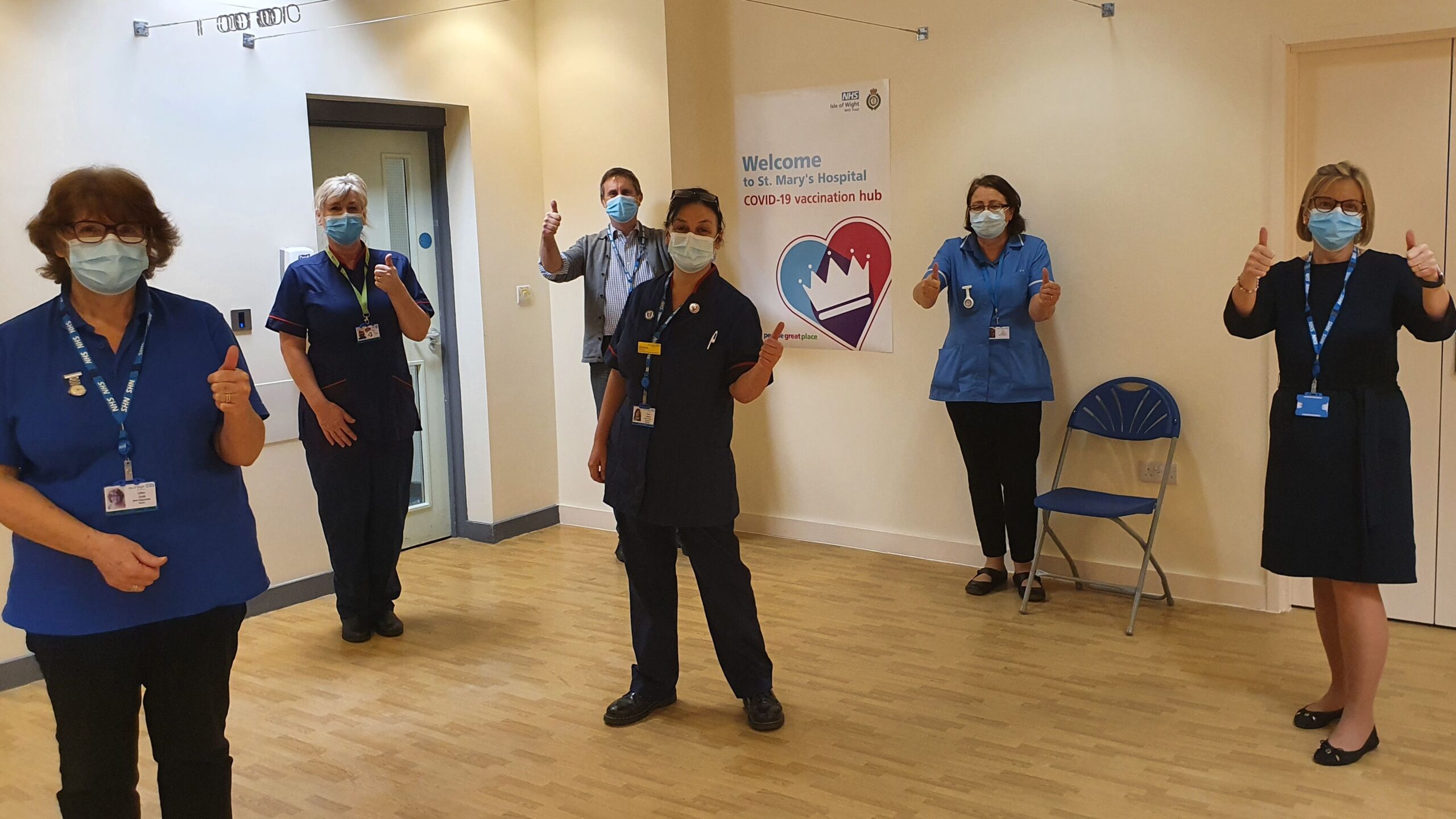 MAJOR COVID-19 VACCINATION PROGRAMME BEGINS AT ST MARY’S FOR NHS AND CARE STAFF