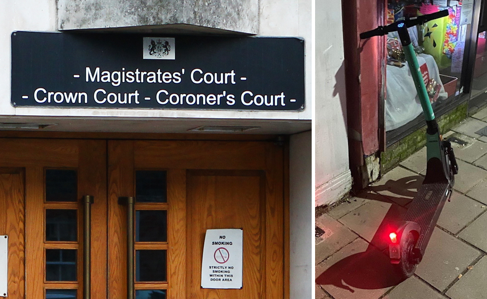 DRINK RIDING! WOMAN BANNED FOR 2 YEARS AFTER BEING CAUGHT ON E-SCOOTER