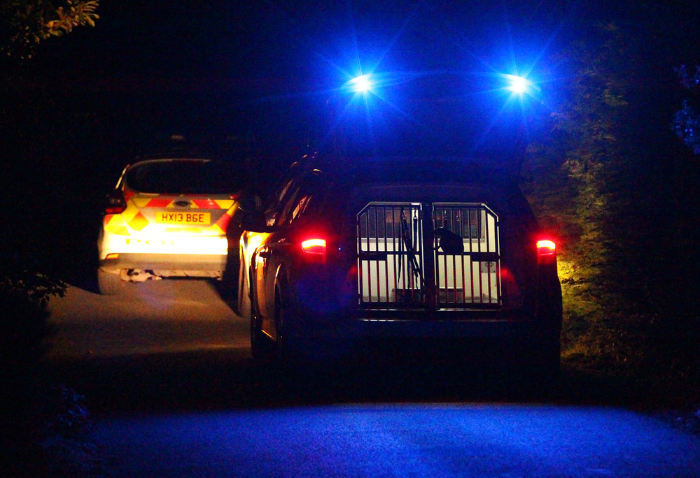 CAR ON ITS ROOF AFTER CRASHING INTO FIELD AT BLACKWATER
