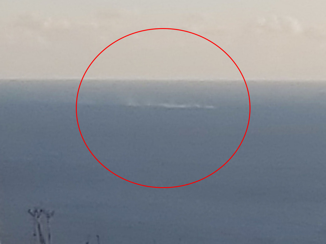 SMOKE ON THE WATER PROMPTS CONCERN AT SEA